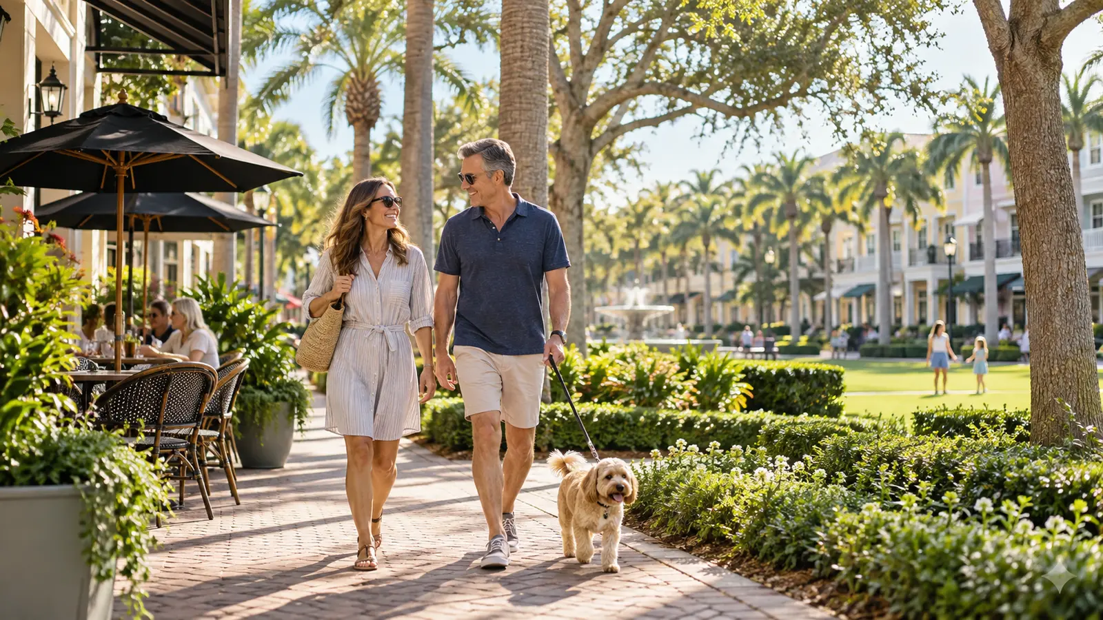 Representative community lifestyle scene for Abacoa