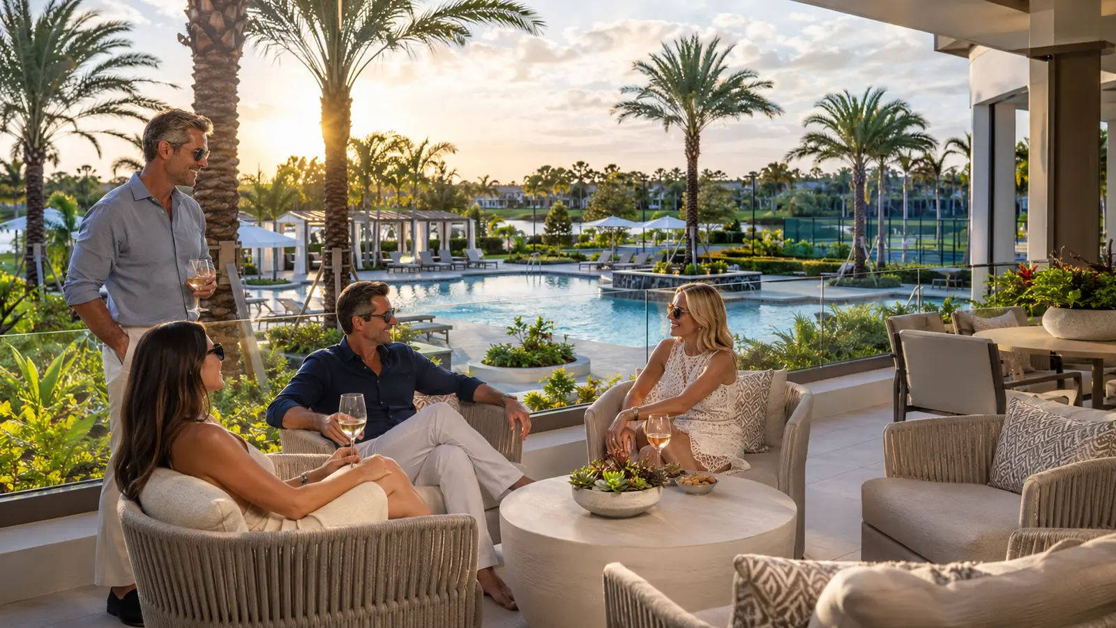 Representative community lifestyle scene for Boca Bridges